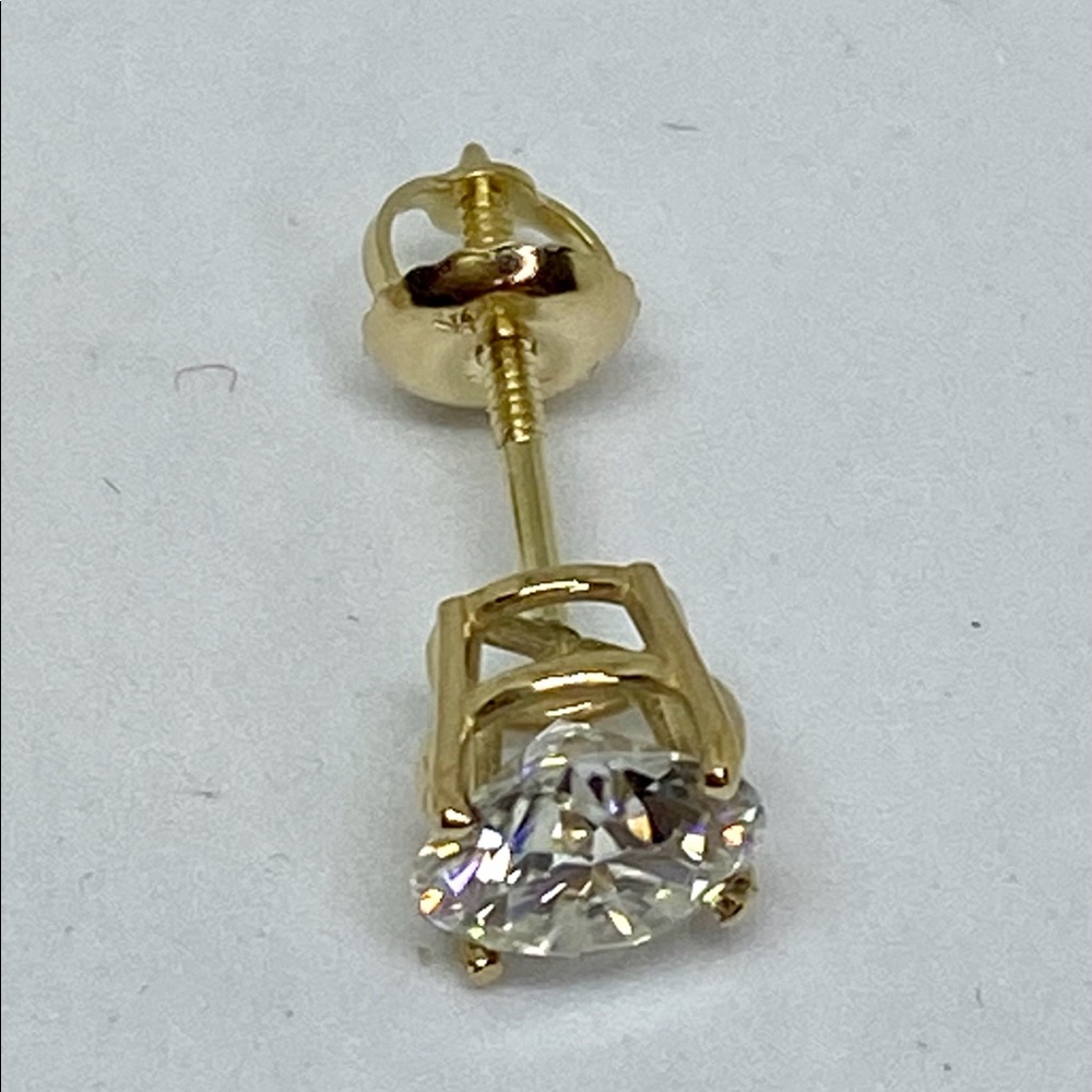 Diamonds 2 ct stud earring D color vvs mossanite - Picture 11 of 16